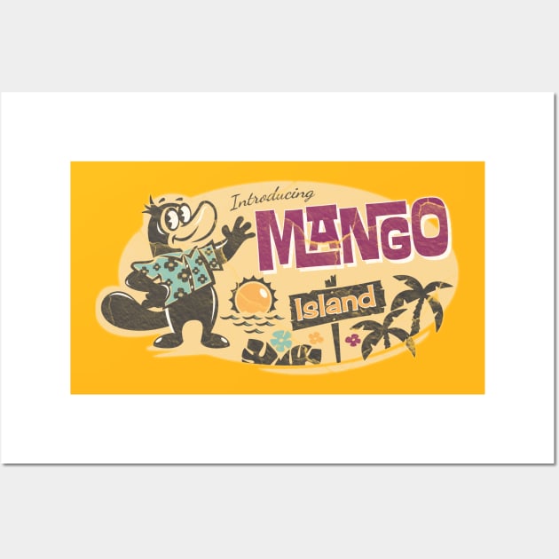 Vintage Mango Island! Wall Art by Aplatypuss